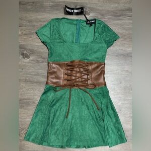 NWT Dolls Kill / Trickz N’ Treatz Link Costume Dress